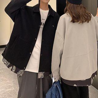 Paisley Panel Oversized Jacket