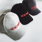 Lettering Embroidery Baseball Cap