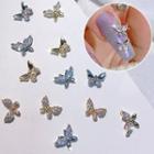 Set Of 2: Bow Rhinestone Alloy Nail Art Decoration