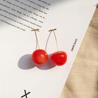 Acrylic Cherry Drop Earring