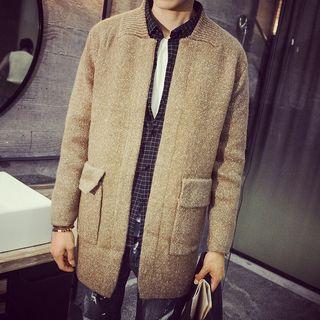 Stand-collar Cardigan