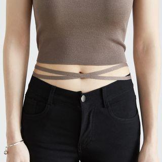 Tie Hem Halter Top