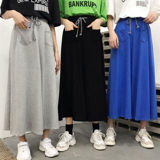 Fray Maxi Skirt
