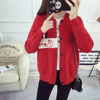 Printed Knitted Jacket