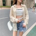 Striped Light Shirt Jacket