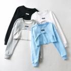 Logo Cropped Sweatshirt