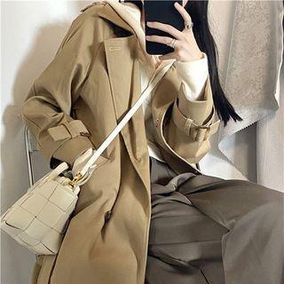 Sweater / Wide Leg Pants / Trench Coat