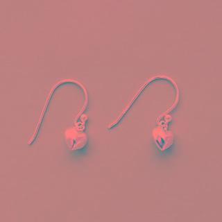Heart Drop 925 Sterling Silver Earring 1 Pair - Silver - One Size