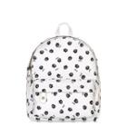 Cat Print Cotton Backpack