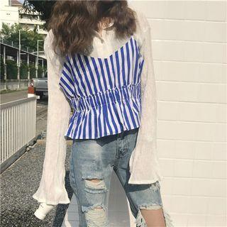 Slim-fit V-neck Cropped Camisole Top