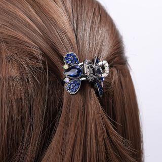 Faux Crystal Hair Clamp Blue - One Size