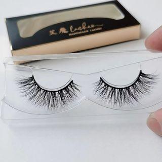 False Eyelashes Black - 13mm