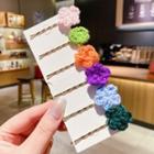 Set Of 4: Floral Hair Pin