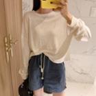 Long Sleeve Top / Drawstring Waist Shorts