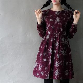 A-line Floral Dress