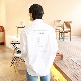 Letter-printed Shirt