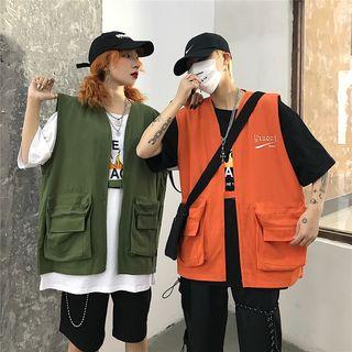 Couple Matching Cargo Vest