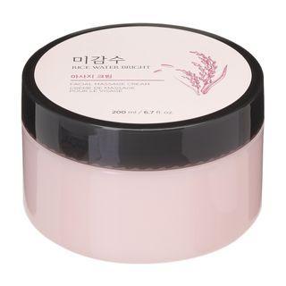 The Face Shop - Rice Water Bright Massage Cream 200ml 200ml