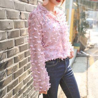 Sheer Textured Blouse