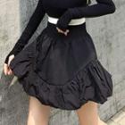 Puffy Mini A-line Skirt