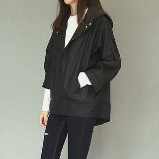 Hooded Zip Loose-fit Jacket