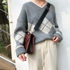 Long Sleeve Pattern Sweater