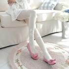 Flower Accent Tights