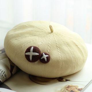 Applique Beret Hat
