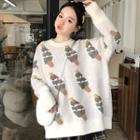 Christmas Tree Jacquard Sweater