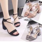Fish Mouth High Heel Sandals