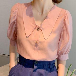 Short-sleeve Overhead Blouse