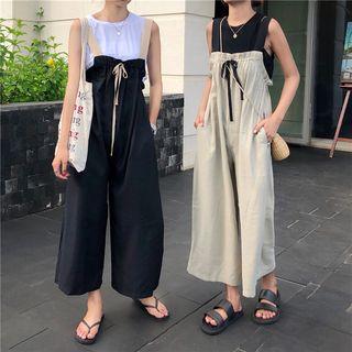 Bow Wide Leg Jumper Pants