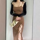 Keyhole Slipdress / Open Front Shawl