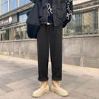 Straight-leg Wool Dress Pants