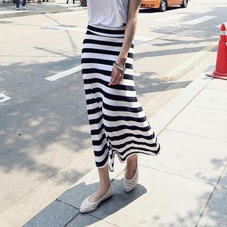 Striped Maxi Skirt