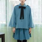 Beribboned Jacket & Pleat Skirt Matching Set