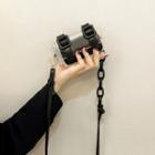 Double Buckle Mini Pvc Crossbody Bag