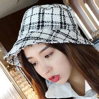 Tweed Plain Bucket Hat