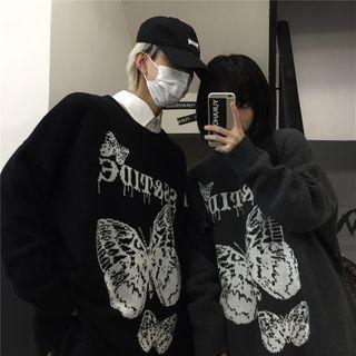 Butterfly Pattern Sweater