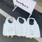 Duck Themed Corduroy Shopper Bag