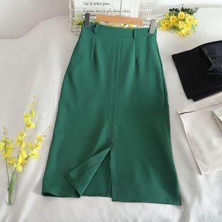 Set: Midi Skirt + Chained Belt