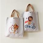 Animal Print Canvas Lunch Bag