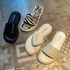 Faux Leather Slippers / Flip-flops (various Designs)