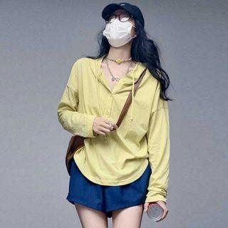 Long-sleeve Hooded T-shirt / Shorts / Set