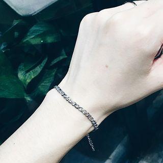 Stainless Steel Bracelet Steel Color - One Size