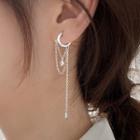 Chained Sterling Silver Dangle Earring