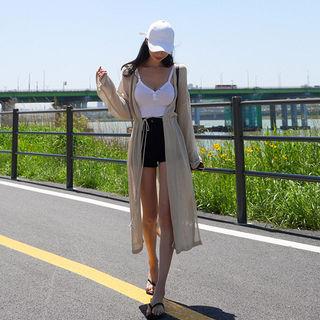 Tie-waist Summer Long Cardigan