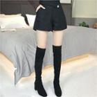 Belted Fleece Shorts