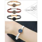 Swarovski Crystal Faux-leather Bracelet