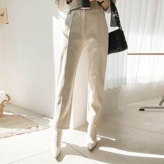 Seamline Tapered Woolen Pants